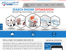 Tablet Screenshot of insideinfotech.com